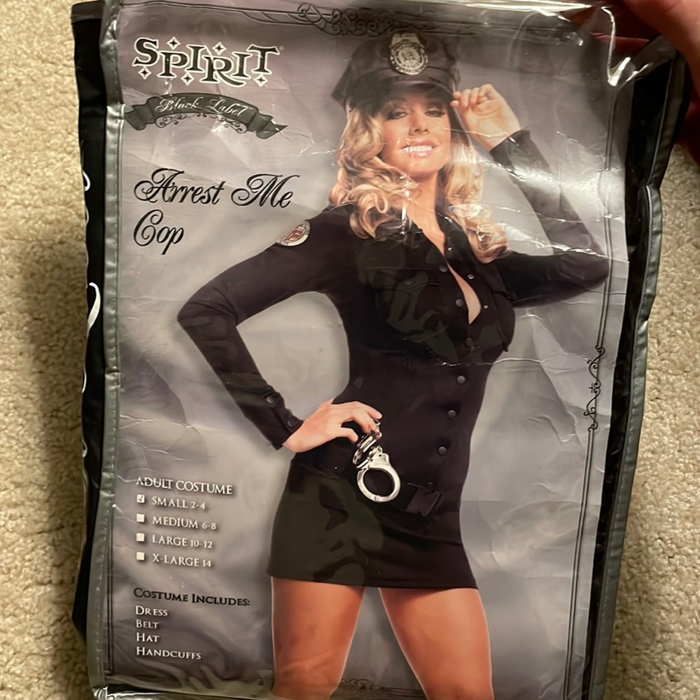 Small Halloween Police / Cop Outfit Dress